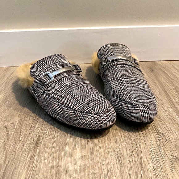 Steve Madden Khloe Plaid Mule Slide NEW 9/10 - Picture 5 of 5